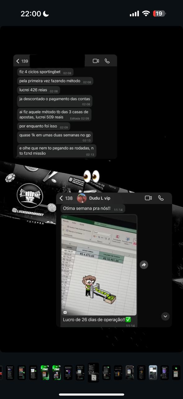 Feedback compartilhado por um membro da comunidade VIP LB GROUP.
